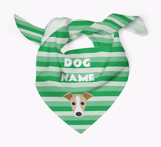 Personalized 'Stripes' Bandana for your {breedFullName}